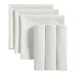 SERVIETTE DE TABLE BLANCHE